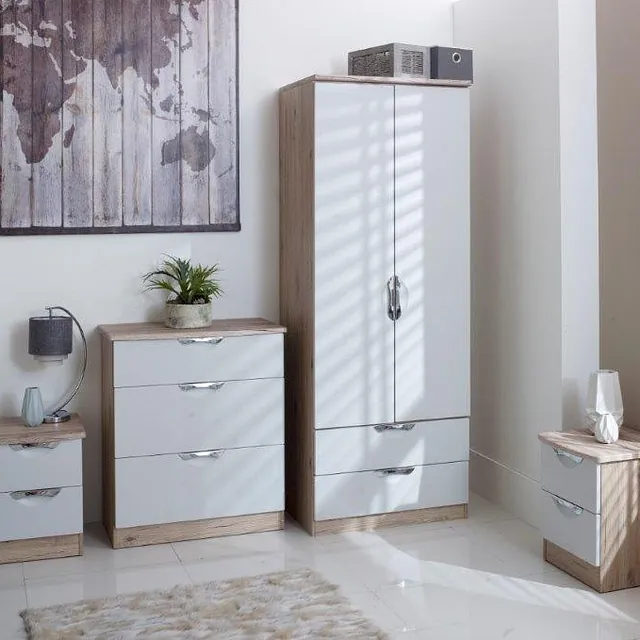 Camden Grey Matt & Bordeaux Oak Welcome